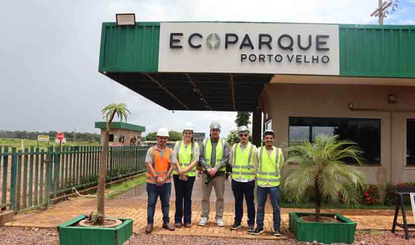 Secretário da Semusb Porto Velho conhece operações do Ecoparque em visita técnica