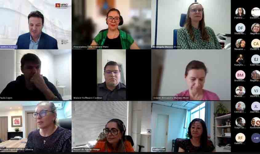 Capacitação do MPRO aborda desafios e aprimoramentos na fiscalização dos recursos públicos na saúde