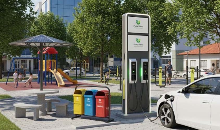 Prefeitura abre edital para 12 eletropostos de carros elétricos