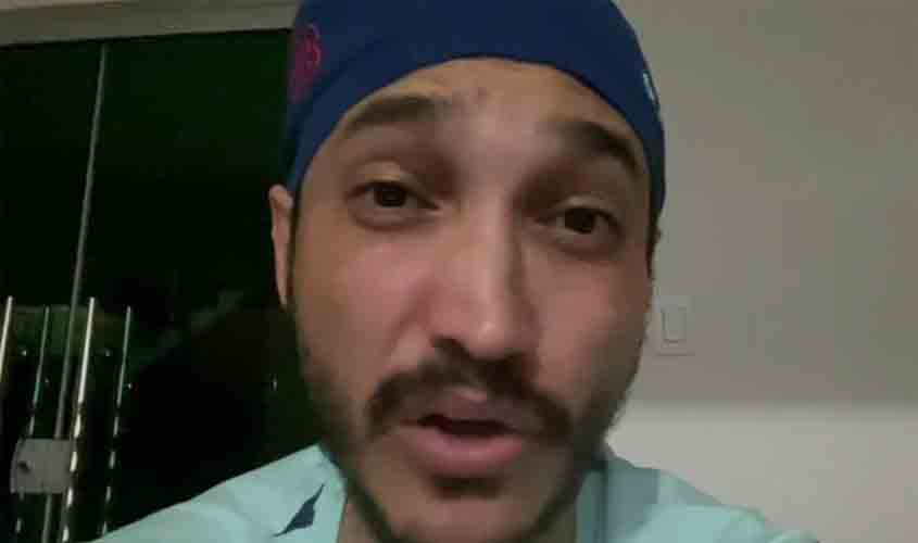 ASSISTA – Em vídeo, secretário de Saúde de RO avisa: 100 pessoas irão para a UTI e 40 delas provavelmente vão morrer nos próximos dias