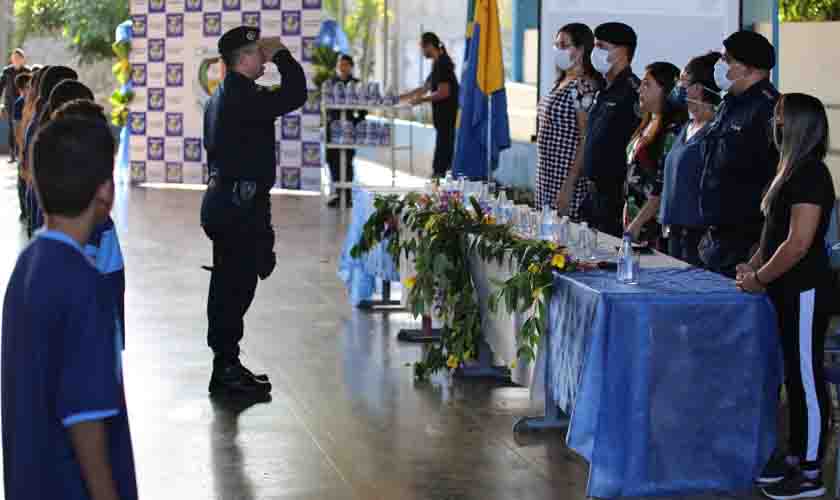 5º Batalhão da PMRO promove solenidade de abertura do Projeto Social Polícia Militar na Escola