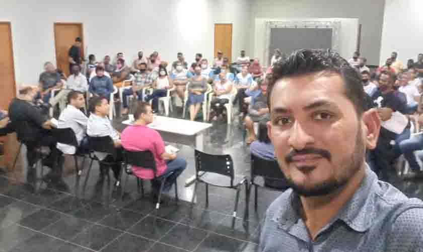 Edimar Kapiche participa da reunião da UMAM e ouve presidentes de associações de moradores