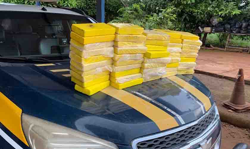 Em Rondônia, PRF apreende 54 KG de Cocaína