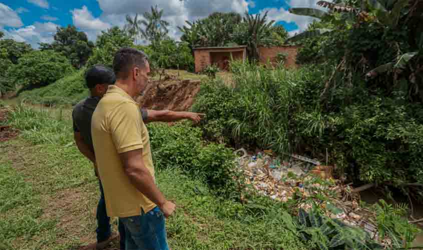 Prefeito Léo Moraes acompanha trabalhos da operação Cidade Limpa