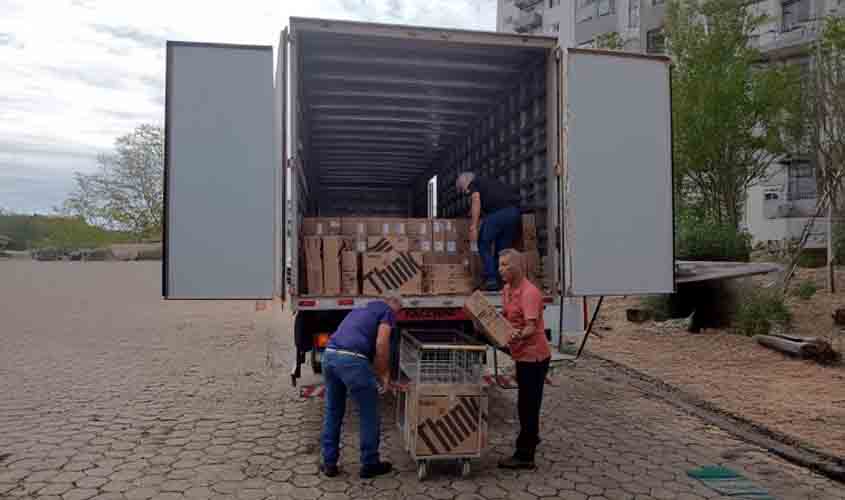 Com recursos do FRBL, Ministério Público de Rondônia doa computadores e impressoras a escolas públicas