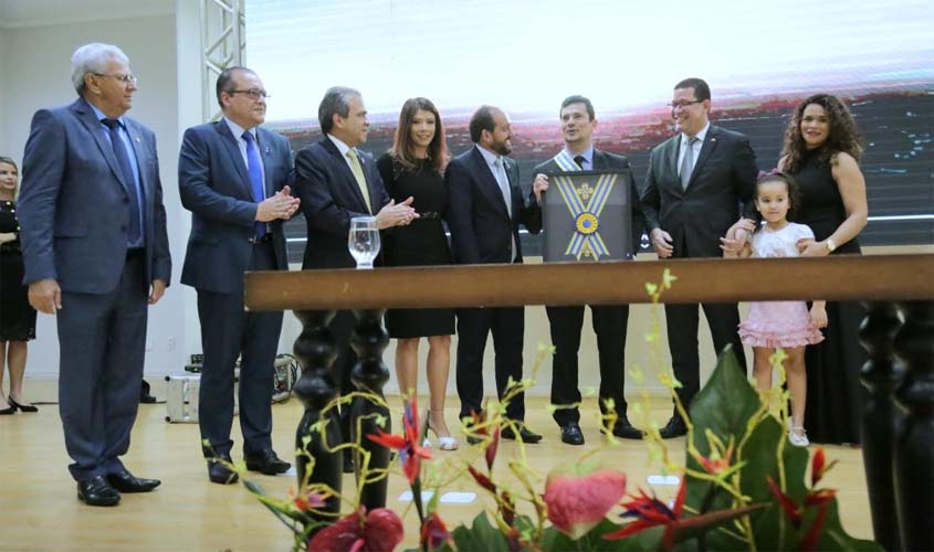 Governador enaltece o Judiciário de Rondônia durante a visita do ministro Sérgio Moro