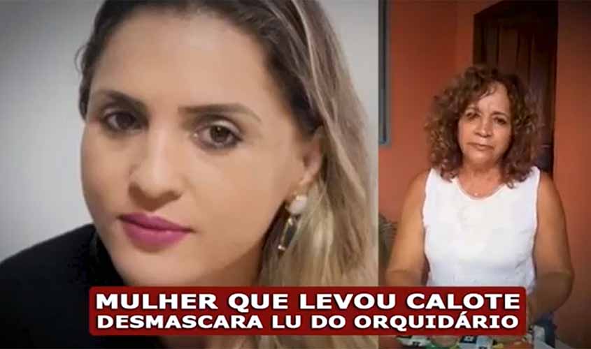 Enganada e prejudicada  por Lu Cara de Anjo do Orquidário, ex-amiga alerta povo de Cacoal: não deixe esta mulher diabólica entrar na sua casa; ela vai destruir sua família