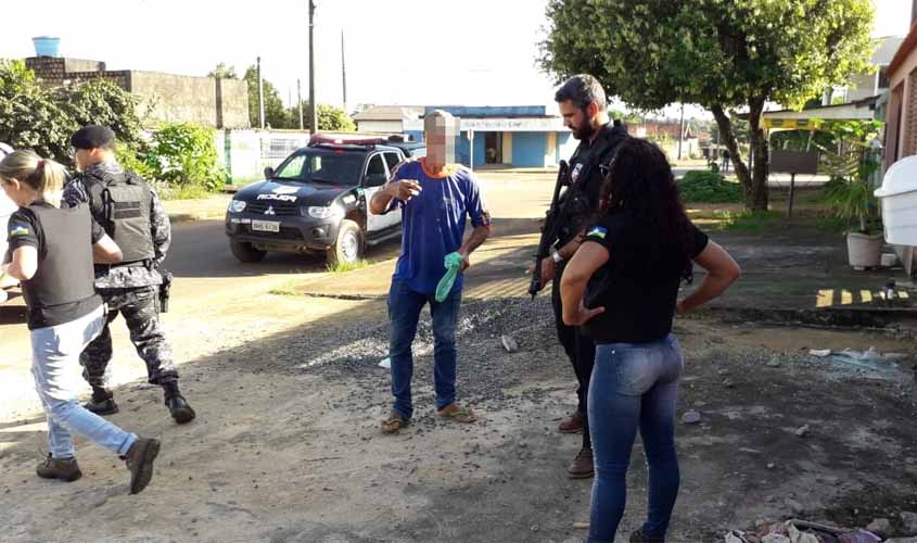 Operação com mais de 55 policiais realiza neste momento buscas e apreensões em 21 pontos em Rondônia