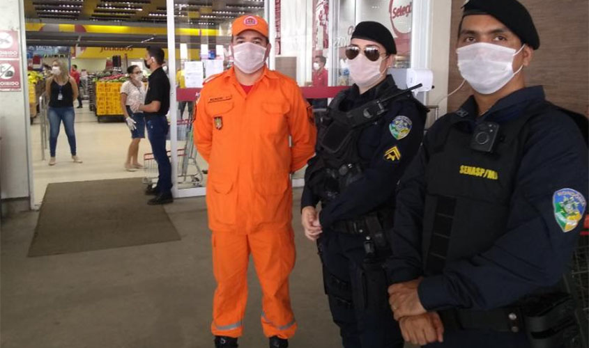 Polícia Militar realiza notificações nos casos de desobediências aos decretos Municipal e Estadual