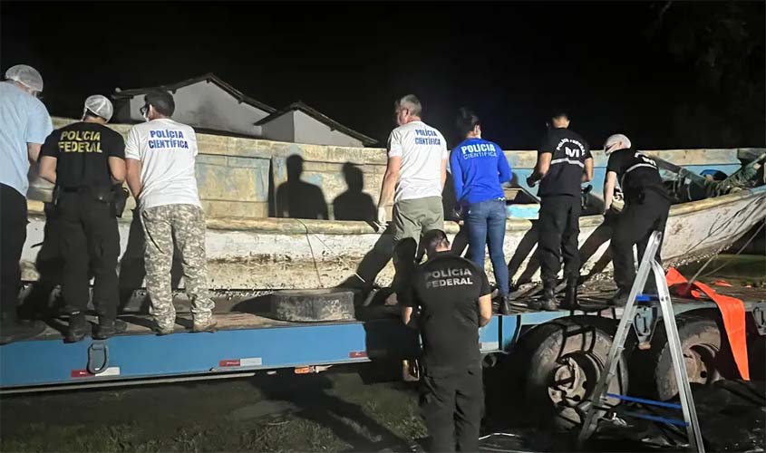 PF diz que corpos achados em embarcação no Pará são de africanos