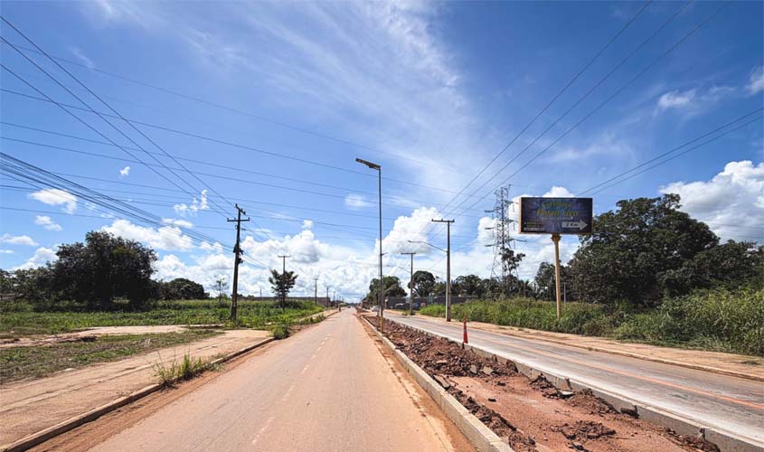 Obra na Estrada dos Periquitos melhora trânsito e amplia segurança