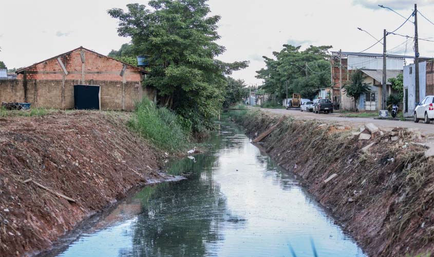 22 mil metros de canais são limpos na capital