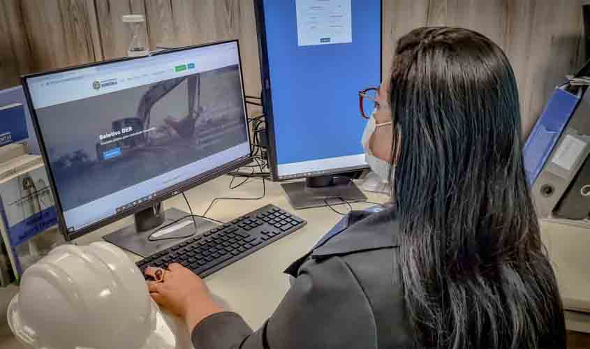 Prazo para inscrição on-line no processo seletivo simplificado do DER encerra nesta terça-feira, 18