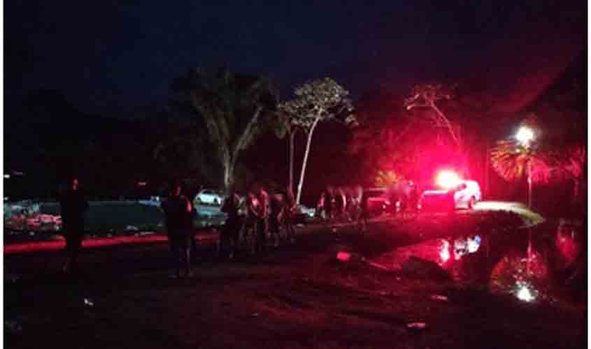 Polícia Militar encerra festa em chácara