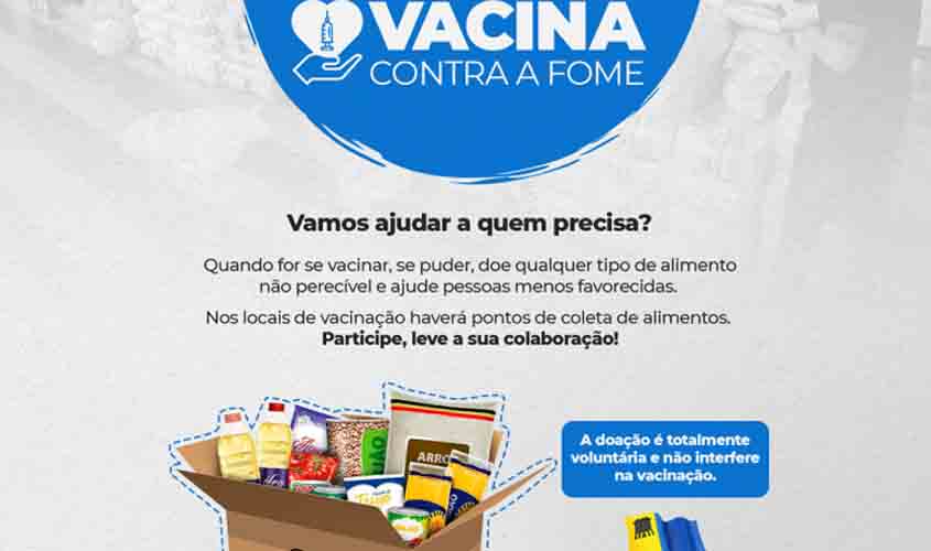 Prefeitura de Porto Velho lança campanha para arrecadar alimentos