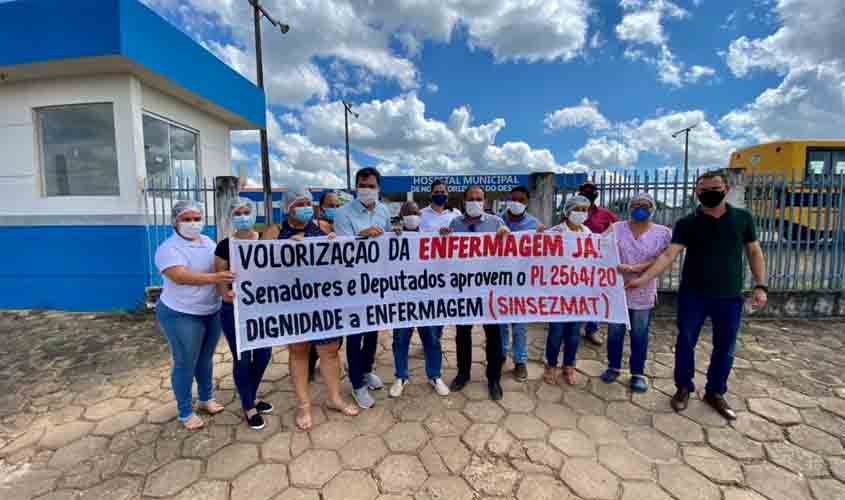 Laerte Gomes declara apoio à aprovação de projeto que beneficia profissionais de Enfermagem em Rondônia