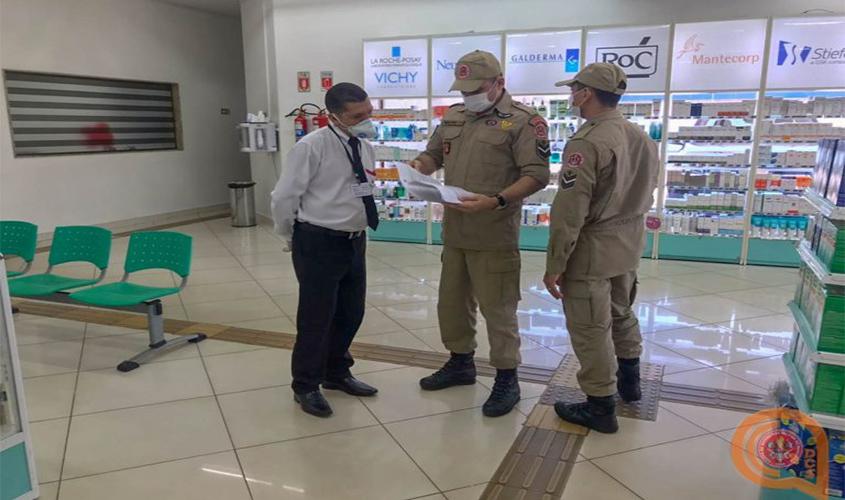 Corpo de Bombeiros de Rondônia realiza fiscalização durante período de pandemia