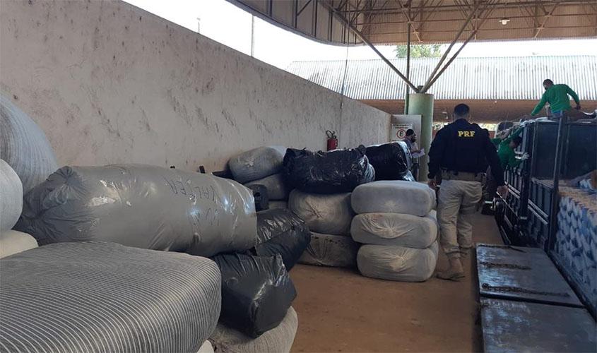 PRF apreende quase 6 mil peças de confecção transportadas ilegalmente