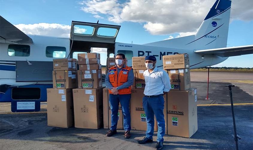 Em Vilhena, respiradores são entregues para reforçar ações de combate à Covid-19