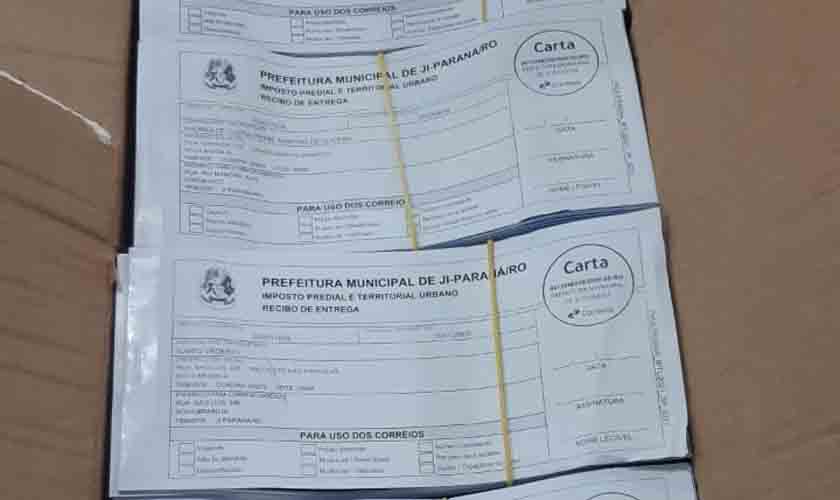 O IPTU 2021 já está sendo entregue a população