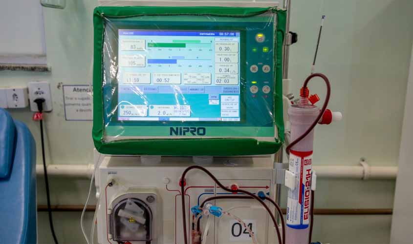 Atendimento a pacientes com problemas renais é reforçado no setor de nefrologia do Hospital de Base, em Porto Velho