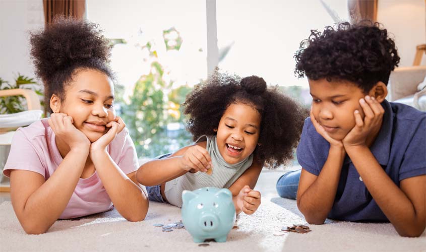 3 lições de educação financeira para crianças