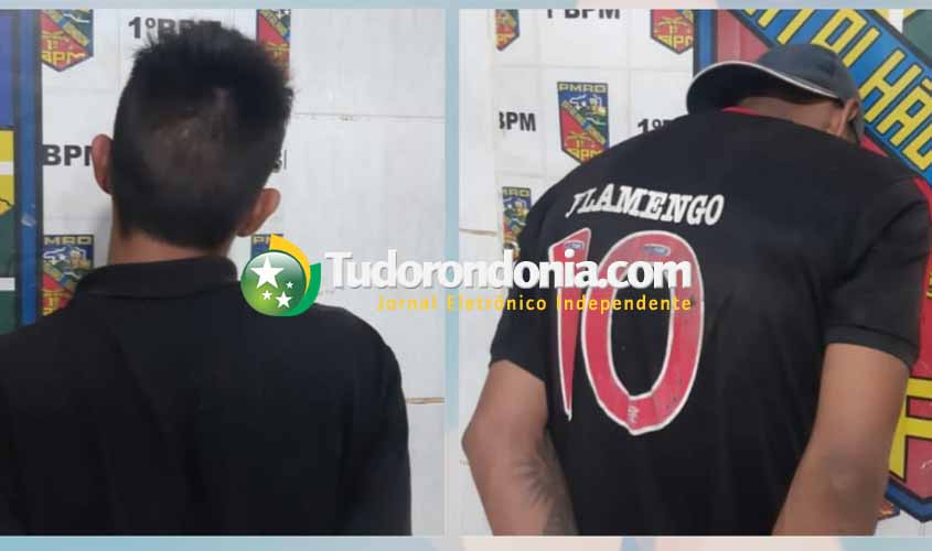 Dupla é detida com arma caseira após roubo de aparelho celular