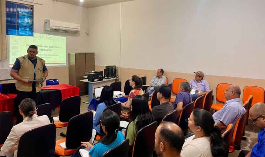 Gestão patrimonial no município é fortalecida com capacitação realizada pelo governo de RO