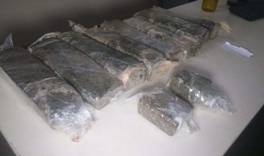 Em Ji-Paraná, Polícia Militar encontra droga enterrada em quintal de residência