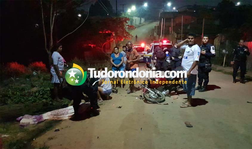 Mãe e filha ficam em estado grave após serem atropeladas por motociclista