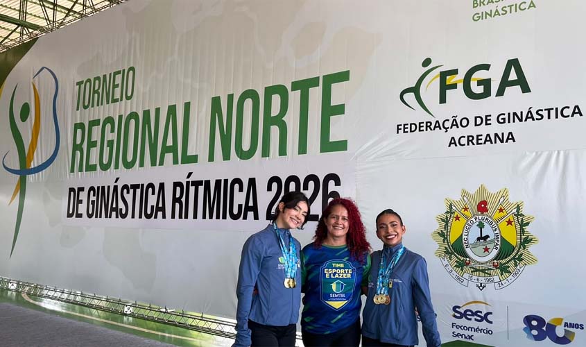 Ginastas de RO se destacam no Acre e avançam à etapa nacional