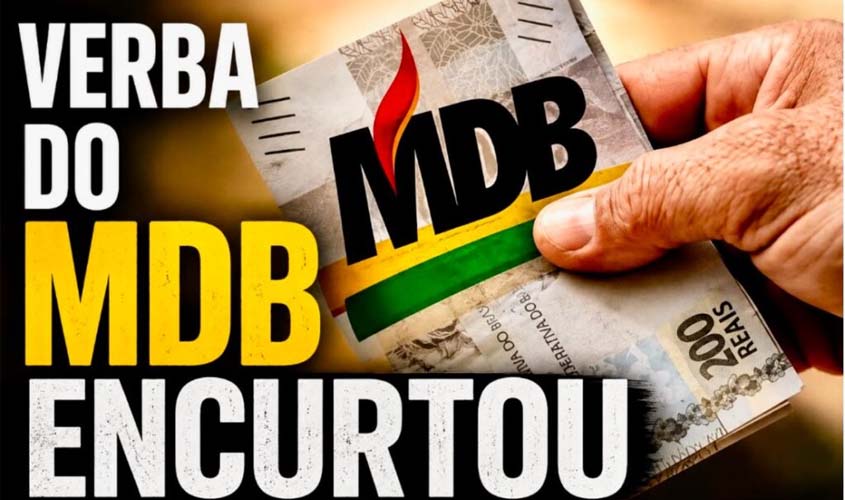 Fundo do MDB de Rondônia é reduzido para eleição