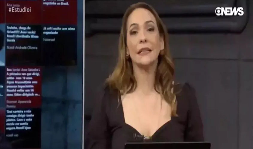Apresentadora da GloboNews comete ato falho e chama Bolsonaro de 'Bozonaro'