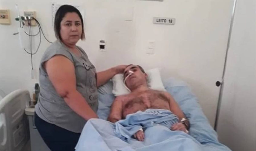 Família faz 'vakinha' para tentar salvar a vida de morador de Colorado do Oeste 'antes que seja tarde demais'