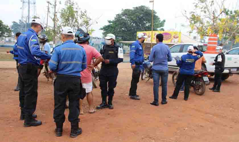 Equipes do Detran Rondônia e Polícia Militar desenvolvem ação “Duas Rodas, Uma Só Vida”