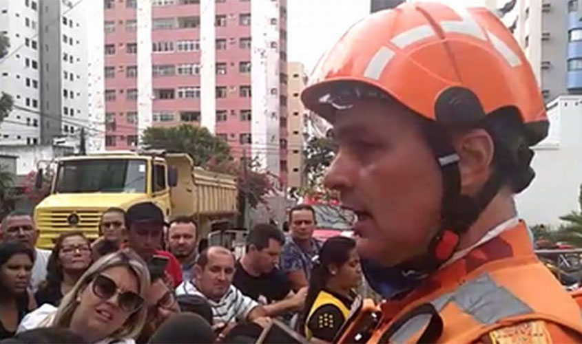 Sobe para 4 número de mortes no desabamento de prédio em Fortaleza