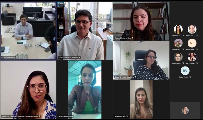 Acordo de Não Persecução Cível é tema de reunião entre MPRO, MPC e TCE