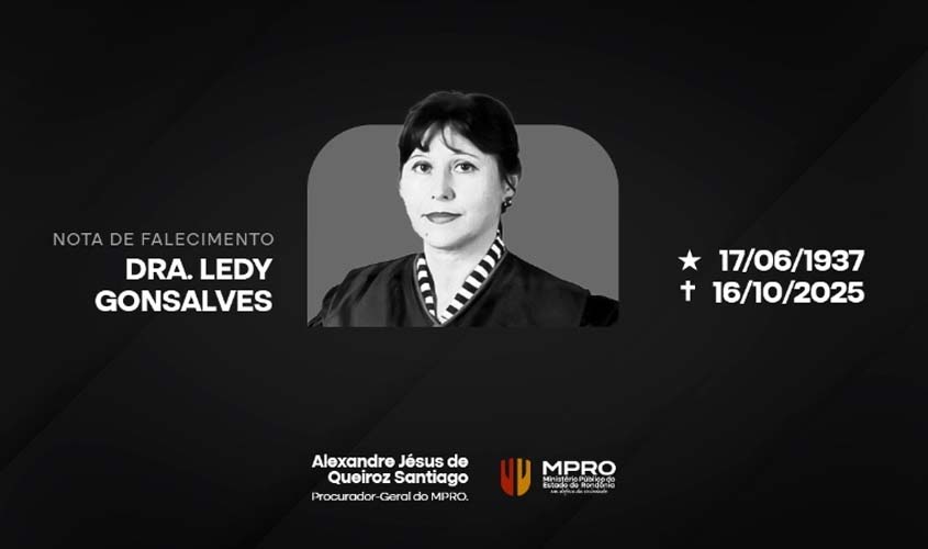 Nota de Falecimento - Ledy Gonsalves de Araújo Fernandes