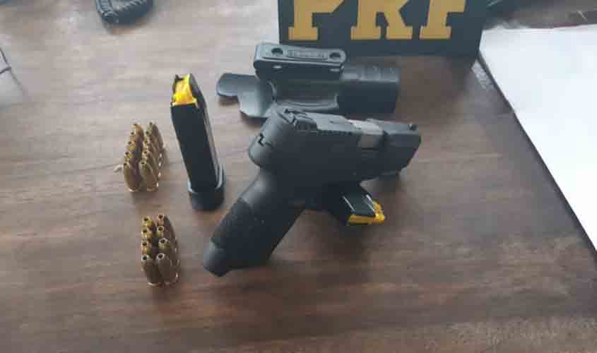 Em Porto Velho, PRF apreende mais uma arma de fogo nesta terça-feira (17)