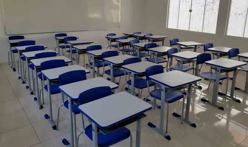 Bloco de salas de aula é construído na Escola Estadual Custódio Gabriel Filho