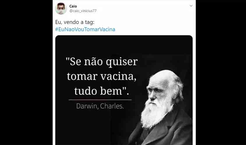 Bolsonaristas sobem a #EuNaoVouTomarVacina e viram piada nas redes