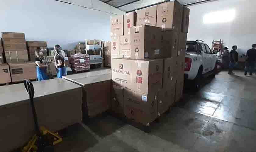 Com almoxarifado cheio, Saúde de Vilhena recebe mais R$ 150 mil em material penso