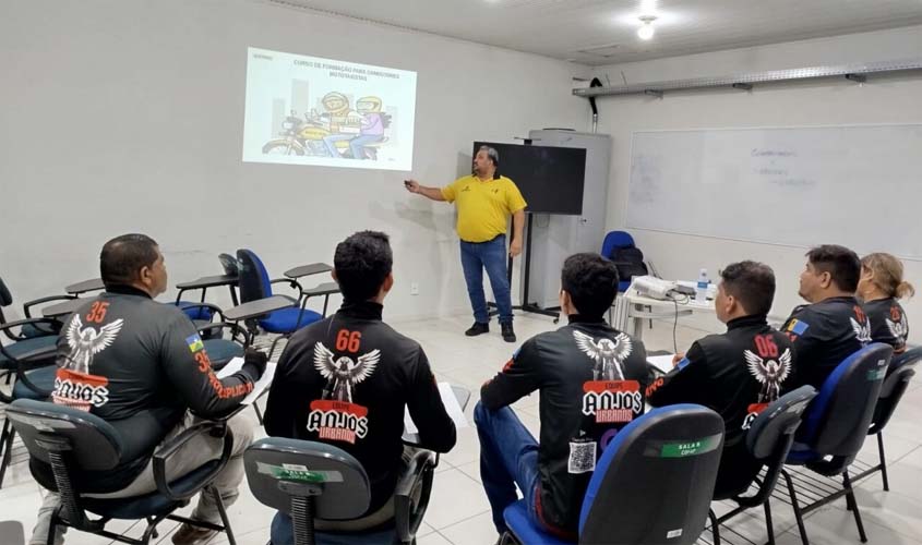 RO promove curso de capacitação para mototaxistas