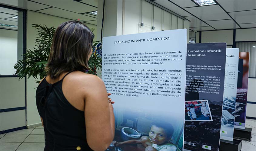 MP/RO recebe a exposição 'Um Mundo Sem Trabalho Infantil' da Justiça do Trabalho