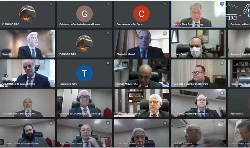 TJRO divulga datas dos primeiros julgamentos de 2023 e oportuniza a toda sociedade assistir pela internet