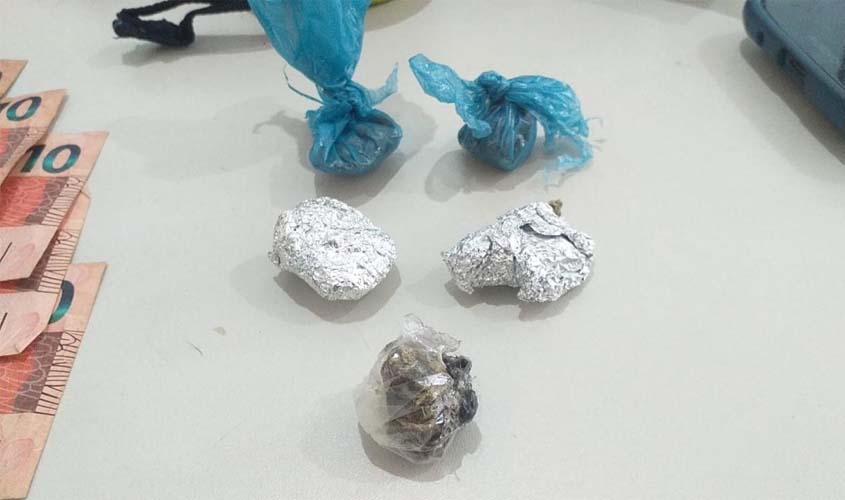 Denúncia leva prisão de homem suspeito de tráfico de drogas