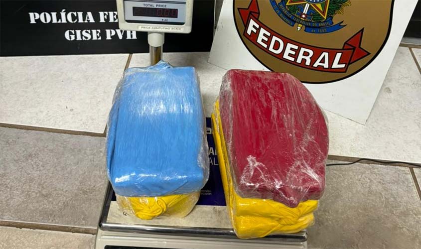 PF RO realiza flagrante de tráfico de drogas no aeroporto da capital