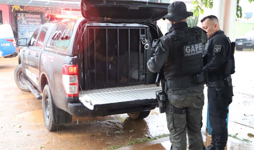 Governo realiza 'Operação Reverso' para recaptura de foragidos, em Porto Velho