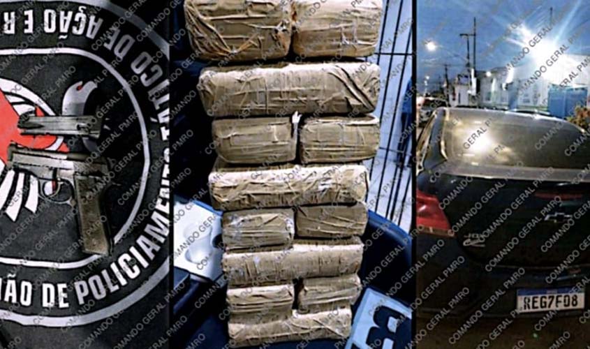 PM de Rondônia prende três por tráfico em Porto Velho