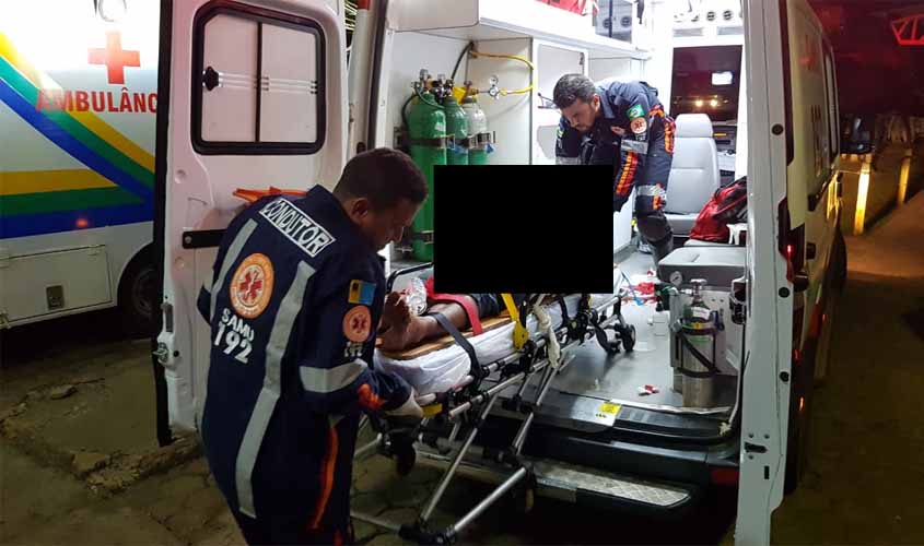 Durante cachaçada homem é atacado pelo vizinho com tijolada na cabeça